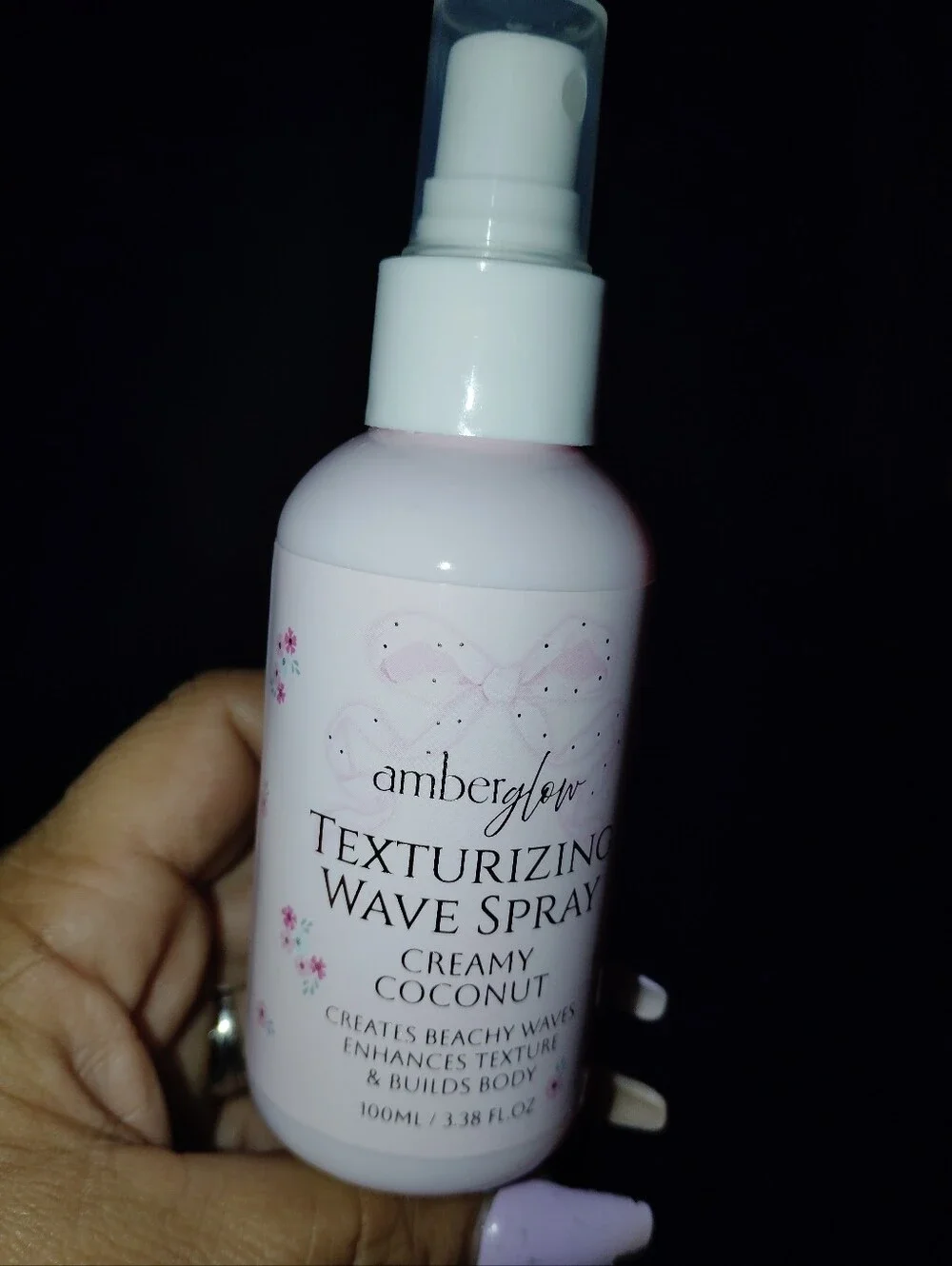 Amberglow Texturizing Wave Spray - Creamy Coconut (Pink)